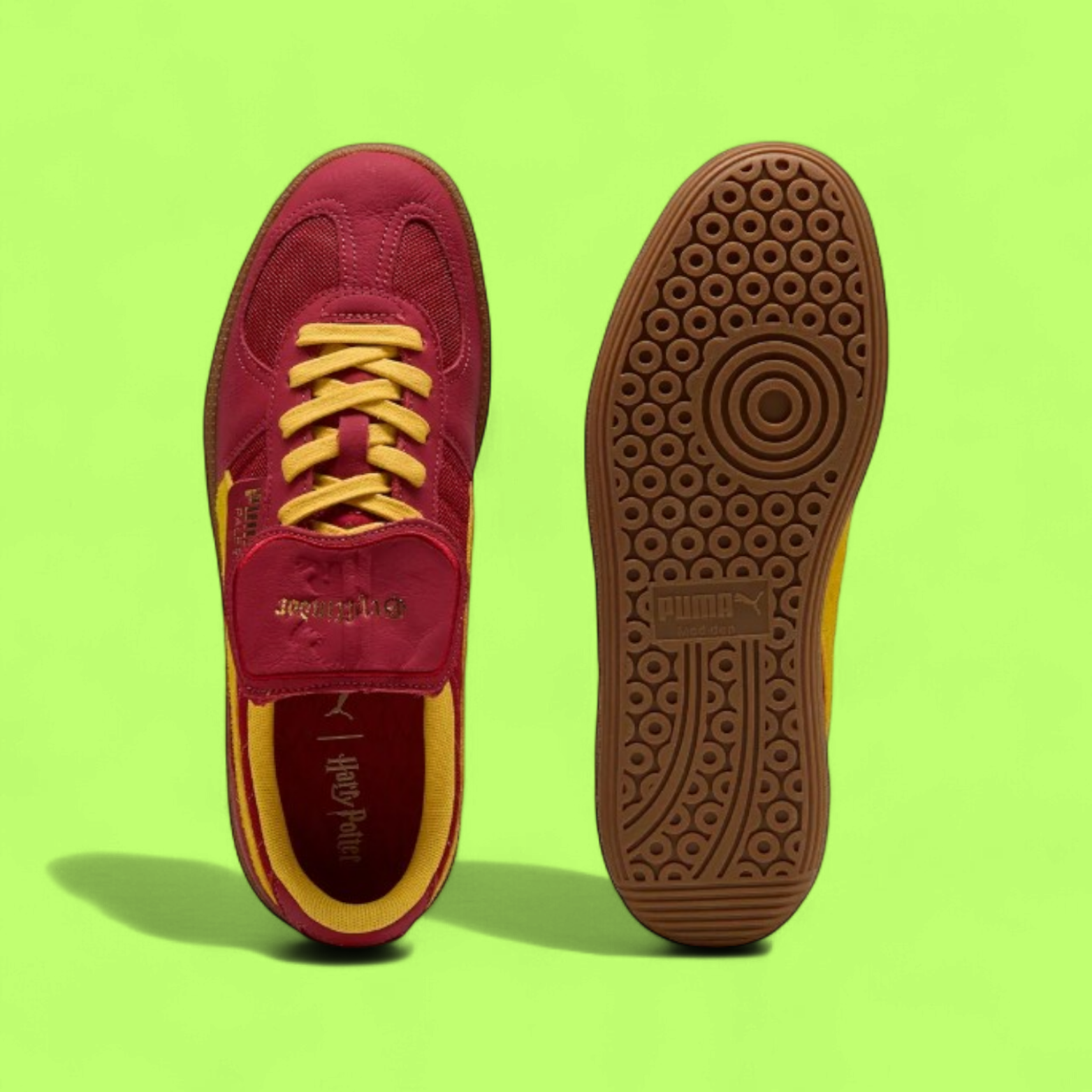 PUMA PALERMO HARRY POTTER UNISEX RED SUEDE LIMITED EDITION SNEAKERS