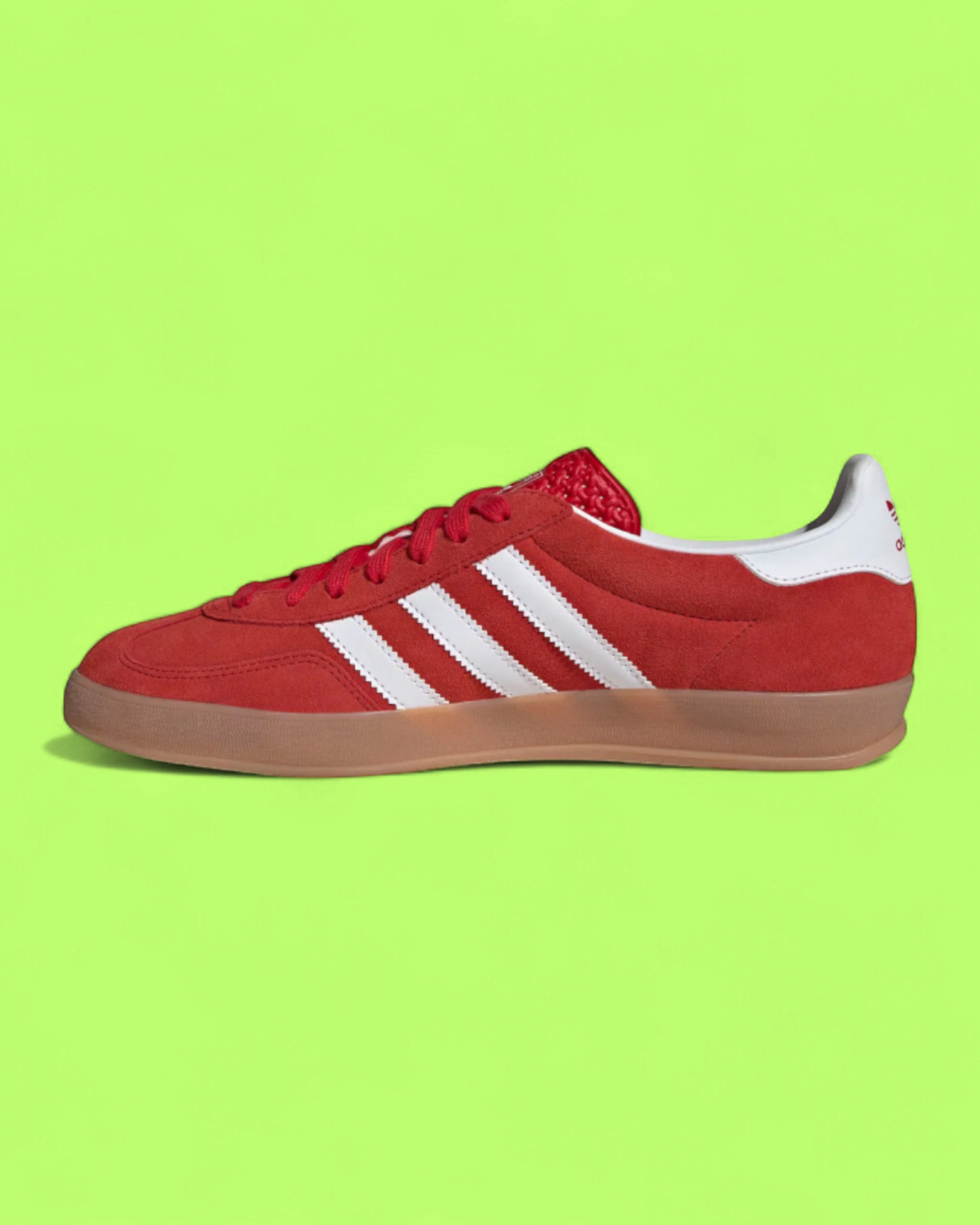ADIDAS GAZELLE RED WHITE CLASSIC SUEDE RETRO SNEAKERS CWCD