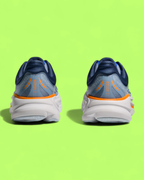 HOKA BLUE ORANGE PERFORMANCE MAX CUSHION RUNNING SHOE CWCD
