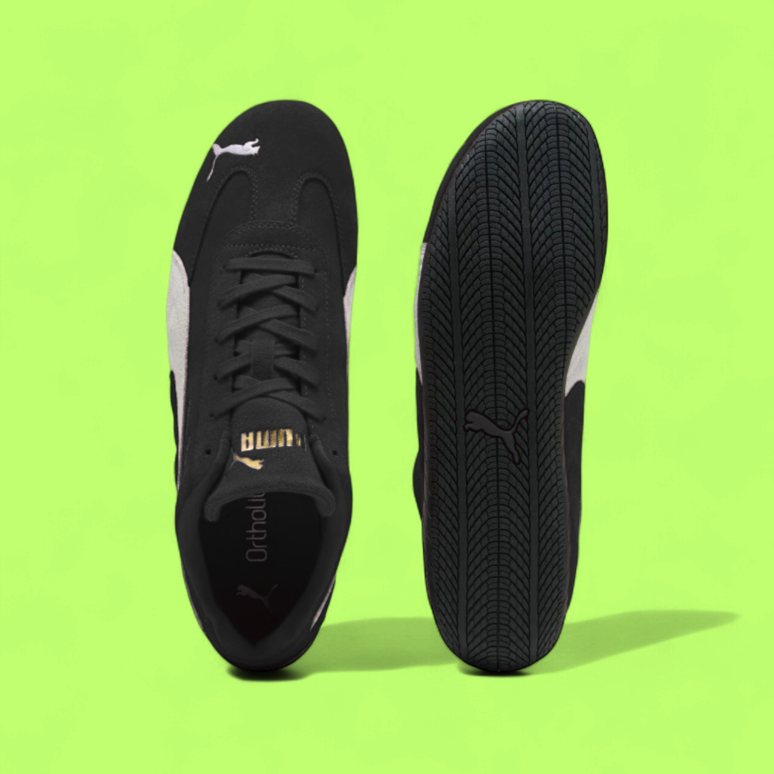 PUMA SPEEDCAT OG UNISEX BLACK SUEDE MOTORSPORT STYLE SNEAKERS