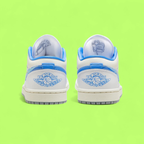 NIKE AIR JORDAN 1 LOW BORN TO FLY SAIL UNIVERSITY BLUE EDITION DROPZZ