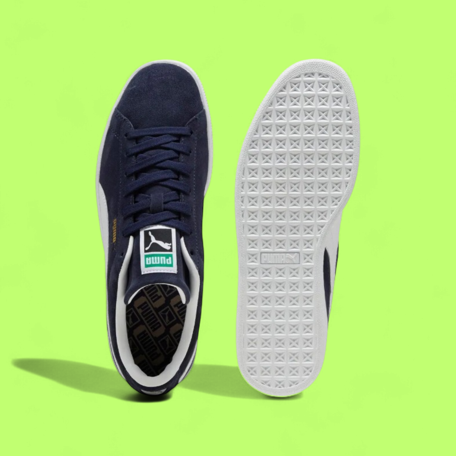 PUMA SUEDE CLASSIC UNISEX NAVY BLUE SUEDE SPORTS SHOES