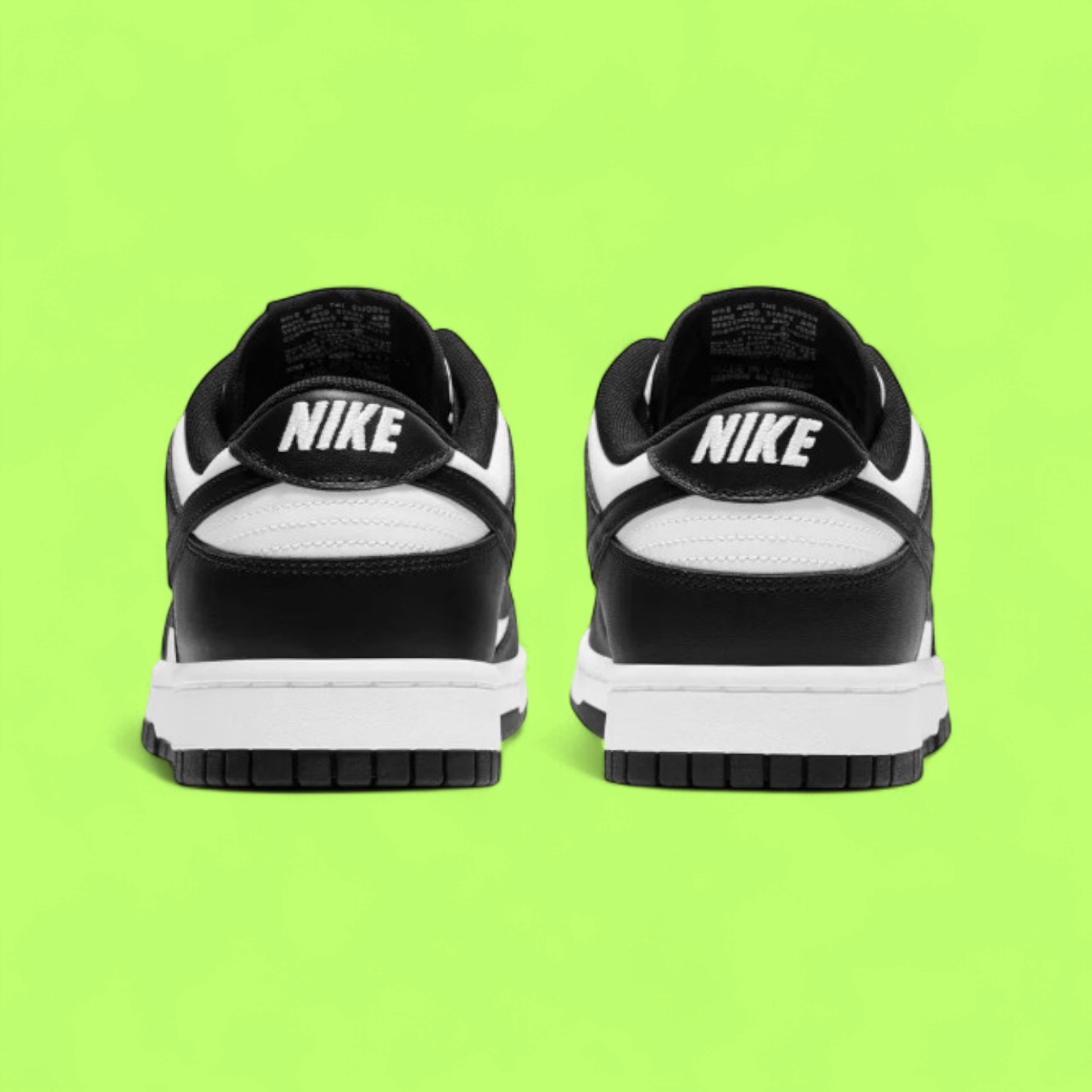 NIKE DUNK LOW RETRO PANDA BLACK WHITE MEN'S SNEAKERS WRT ICONZZ