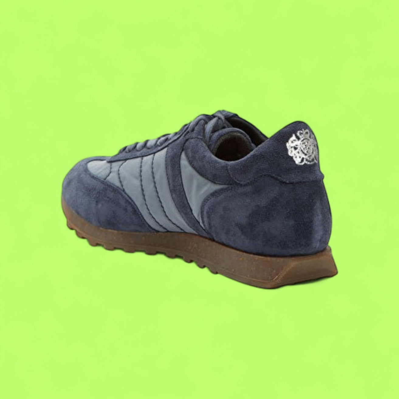 ALBERTO FASCIANI RETRO SNEAKERS WITH SUEDE OVERLAYS AND PANELS