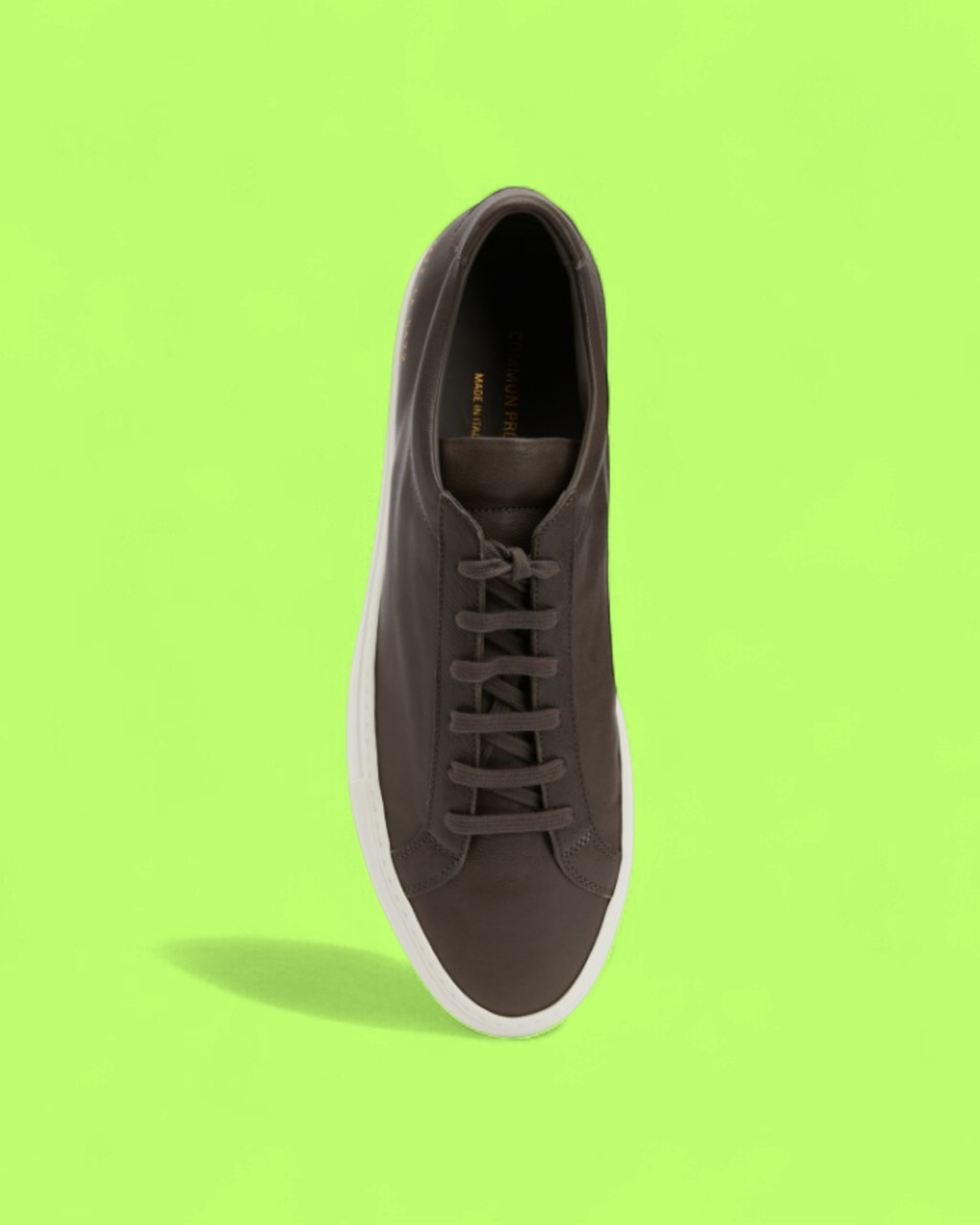 COMMON PROJECTS ORIGINAL ACHILLES LOW DARK BROWN LEATHER