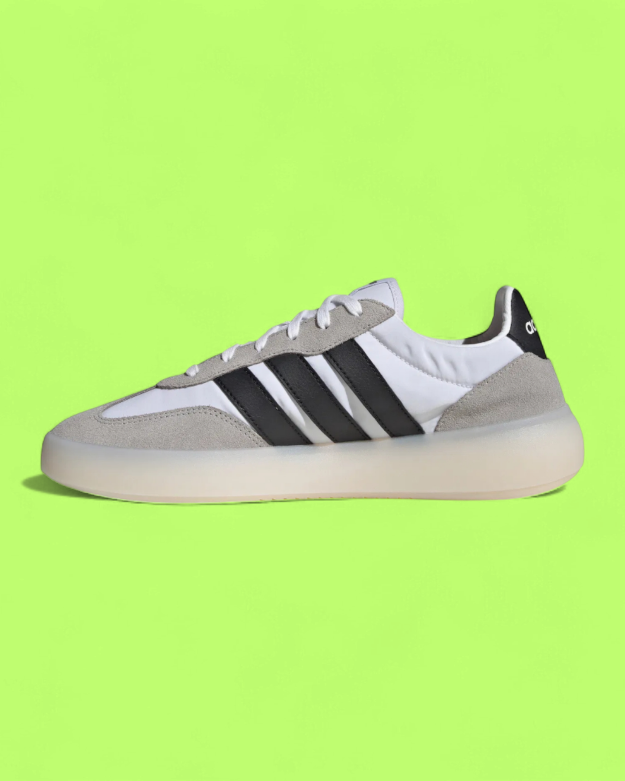ADIDAS BARREDA WHITE GREY BLACK SUEDE CASUAL LIFESTYLE SHOES