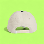 LOS DEUS WHITE AND NAVY BASEBALL CAP WITH SPORTING LOGO