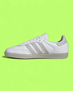 ADIDAS SAMBA OG WHITE GREY CLASSIC LEATHER SNEAKERS ICON CWCD