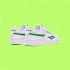 REEBOK CLUB C REVENGE UNISEX WHITE LEATHER RETRO COURT SNEAKERS
