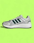 ADIDAS CRAZYCHAOS SILVER GREEN RETRO RUNNING SNEAKERS CWCD