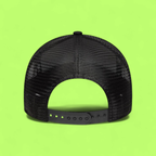 NEW ERA BLACK PATCH TRUCKER DISTRESSED MESH CAP CWCD