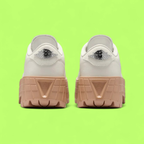 NIKE AIR JORDAN 1 LOW PLATFORM WHITE GUM SOLE CHUNKY STYLE