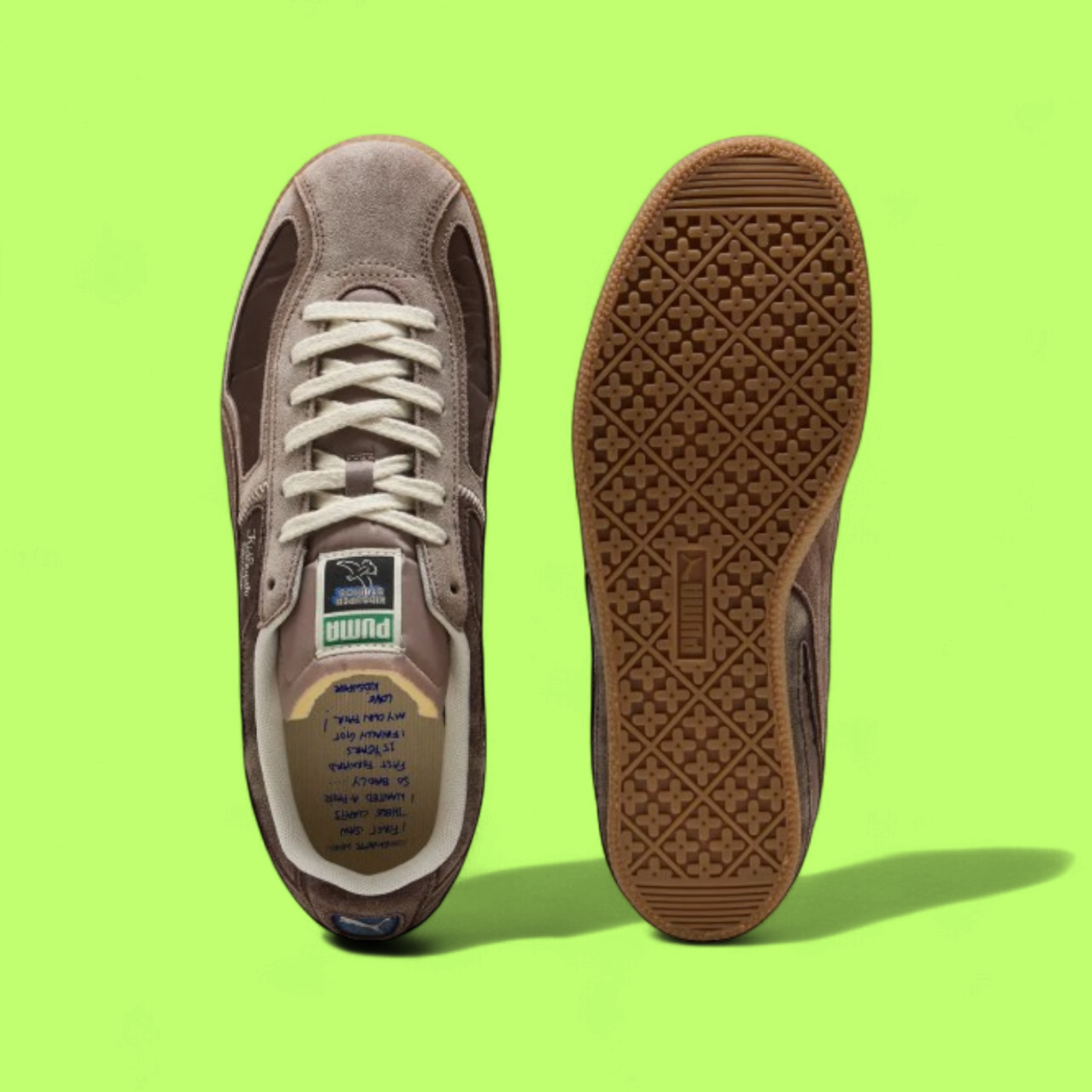PUMA SUPER TEAM OG BROWN VINTAGE RETRO SNEAKERS