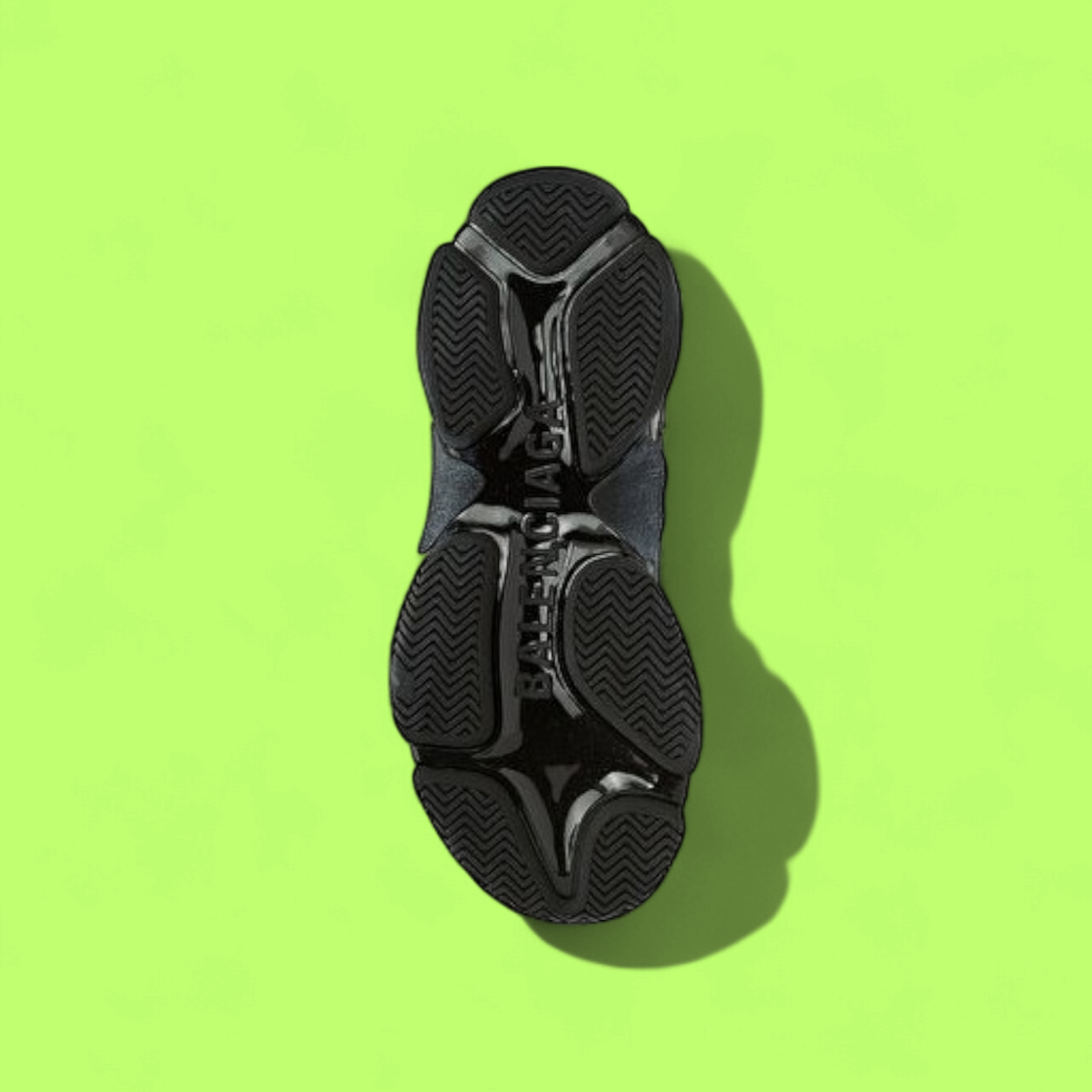 BALENCIAGA TRIPLE S SNEAKERS WITH GRAFFITI LOGO AND CHUNKY SOLE