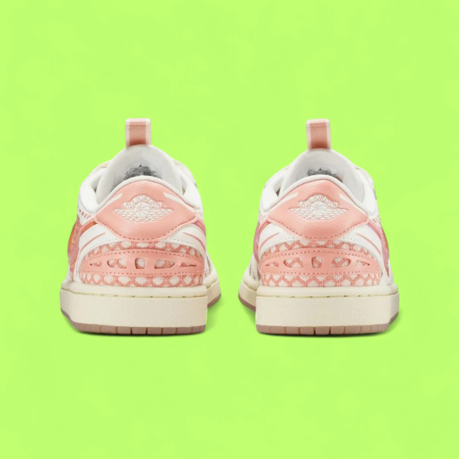 NIKE AIR JORDAN 1 LOW SE PINK ORANGE IRIDESCENT FUTURISTIC
