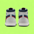 NIKE JORDAN AIR 1 ZOOM CMFT 2 MEN'S NAVY LEATHER BASKETBALL SNEAKERS