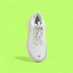BALENCIAGA TRIPLE S WHITE TRANSLUCENT SOLE CHUNKY SNEAKERS