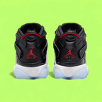 NIKE JORDAN 6 RINGS MEN'S BLACK LEATHER RETRO BASKETBALL