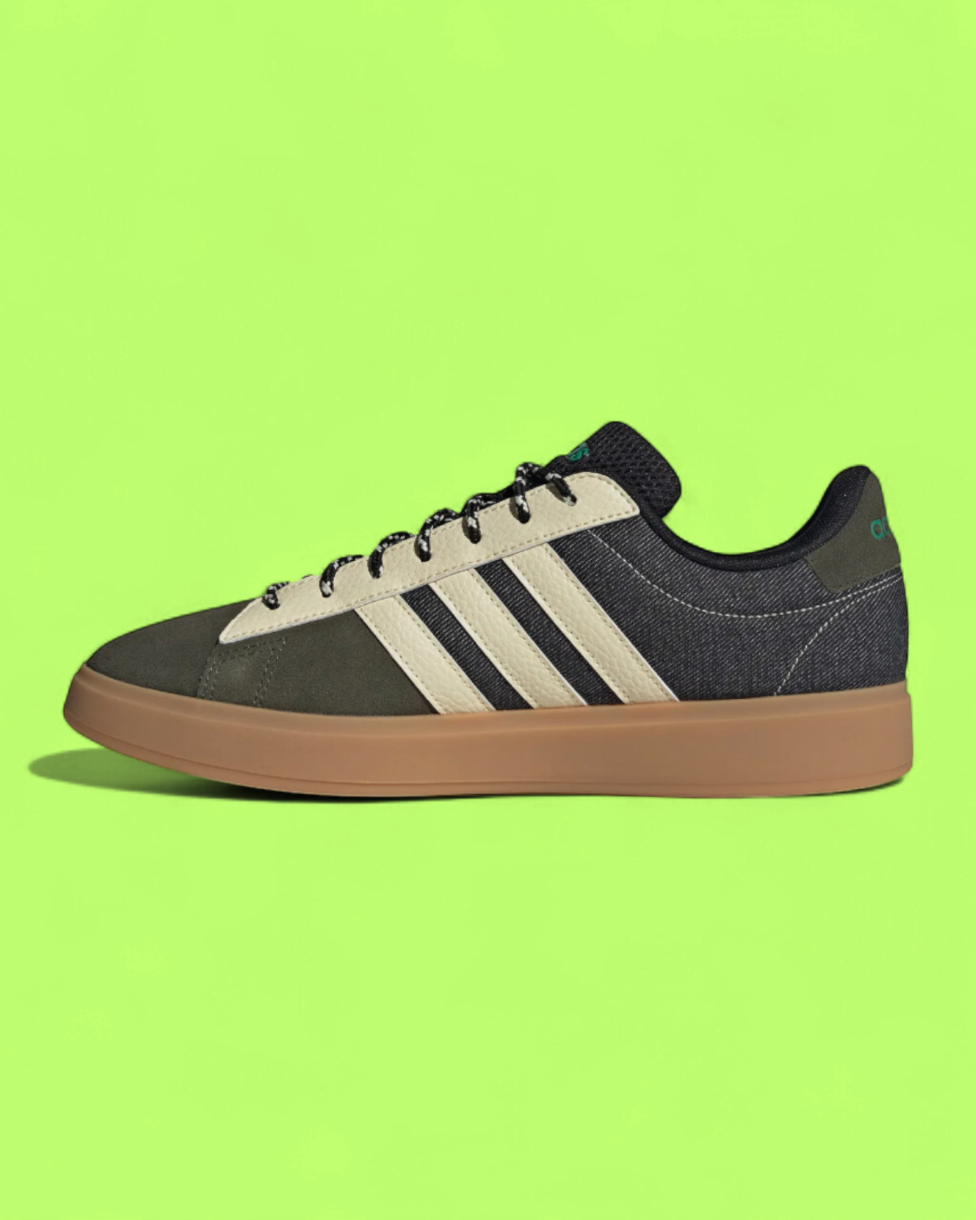 ADIDAS DAILY 3.0 BLACK WHITE GUM CASUAL STREET SNEAKER CWCD