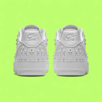 NIKE AIR FORCE 1 LOW TRIPLE WHITE STAR STUDDED EDITION DROPZZ