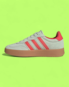 ADIDAS BARREDA GREEN RED GUM SOLE CASUAL SNEAKERS ICON CWCD