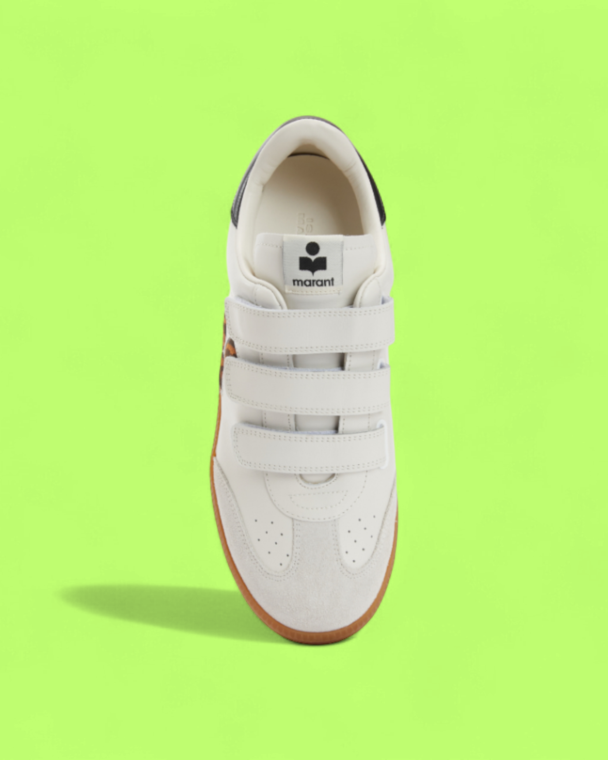 ISABEL MARANT WHITE LEOPARD VELCRO CASUAL STREET STYLE CWCD