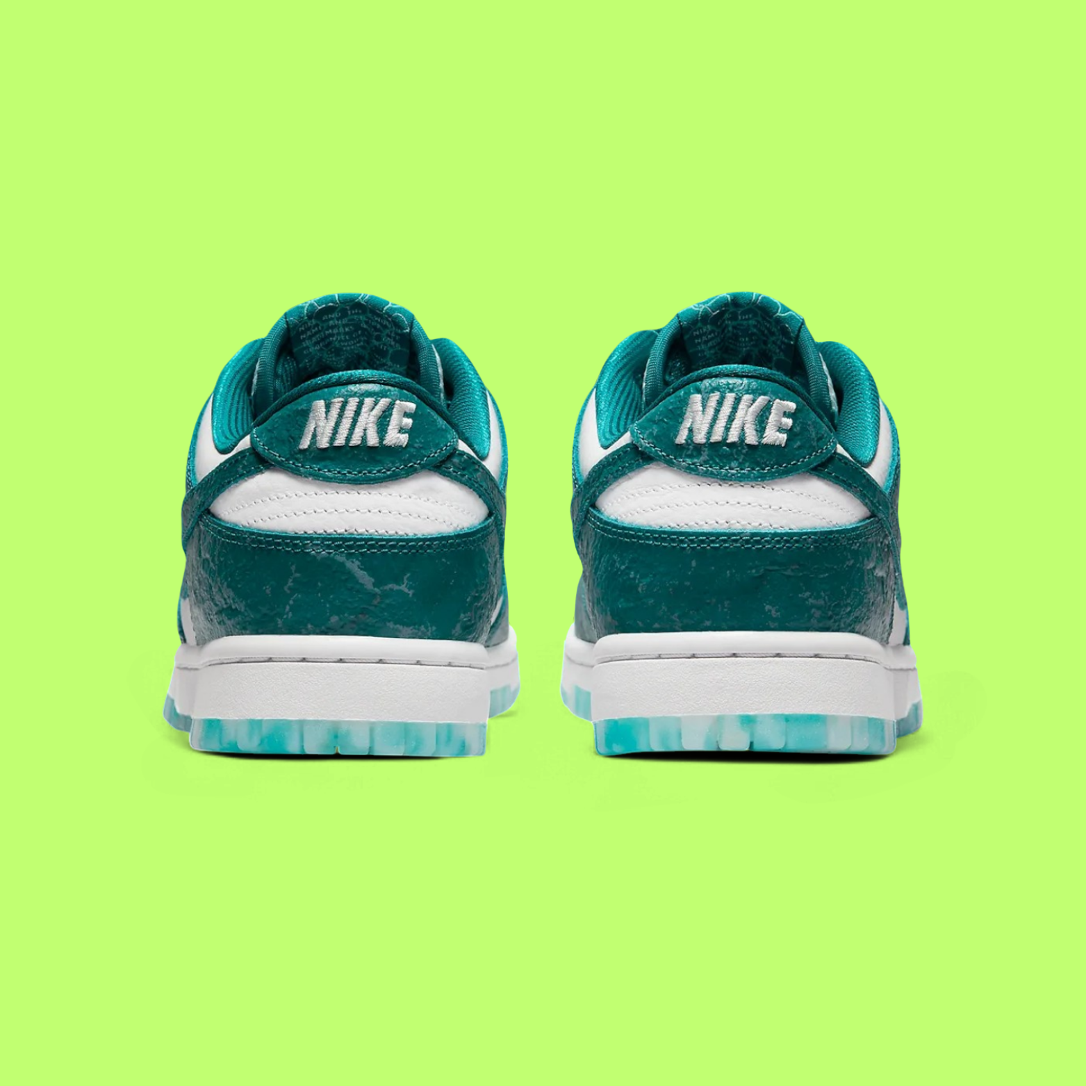 NIKE DUNK LOW OCEAN GREEN LIMITED RETRO STYLE EDITION ICON PREMIUM