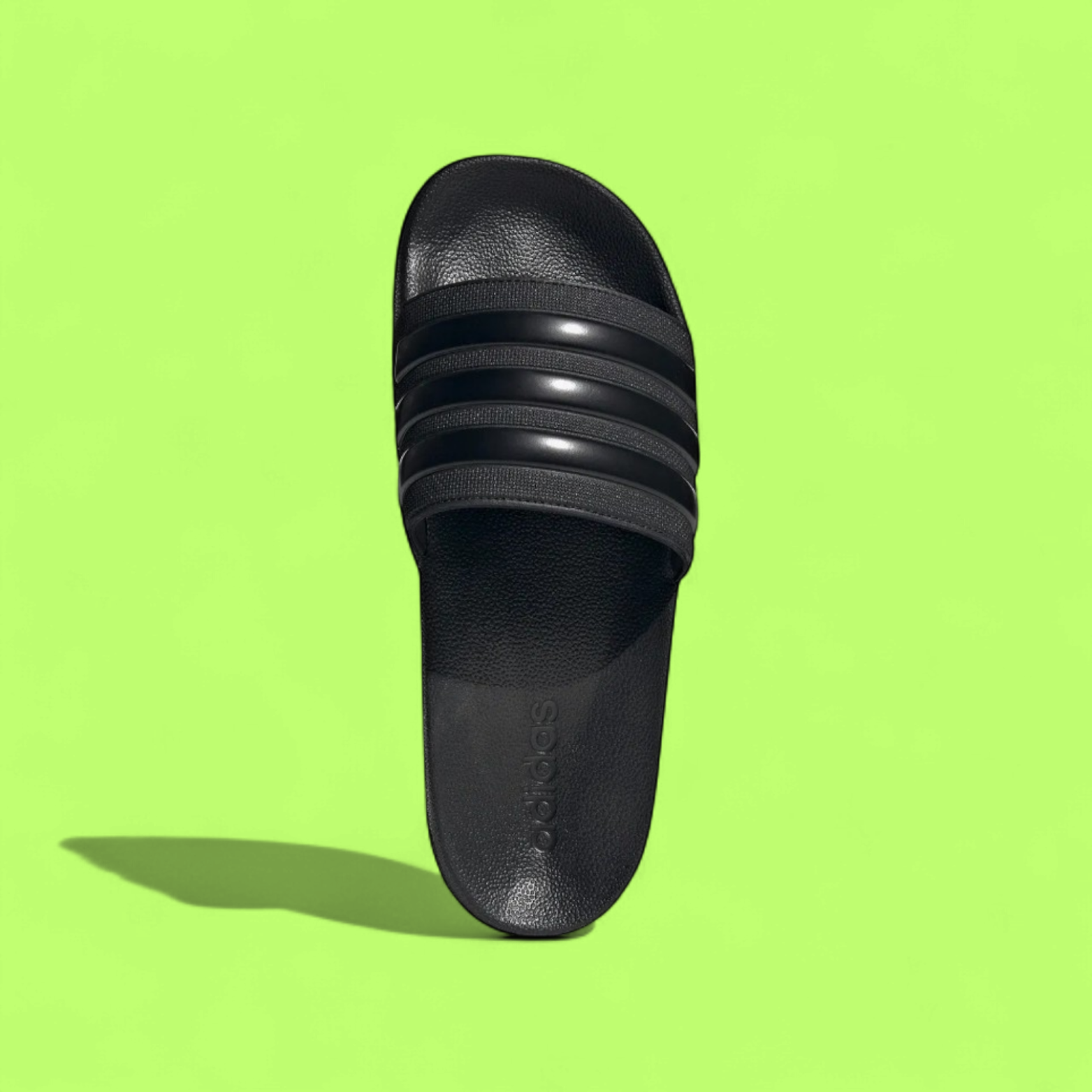 ADIDAS ADILETTE SHOWER UNISEX BLACK WATER-RESISTANT SLIDE SANDALS