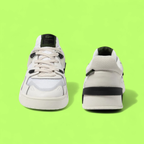 LACOSTE LT COURT 125 MEN'S WHITE LEATHER RETRO COURT STYLE SNEAKERS
