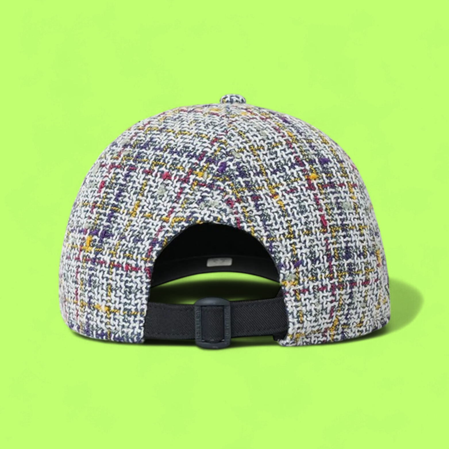 MULTICOLOR CHECKERED FLAT CAP WITH MODERN RETRO DESIGN