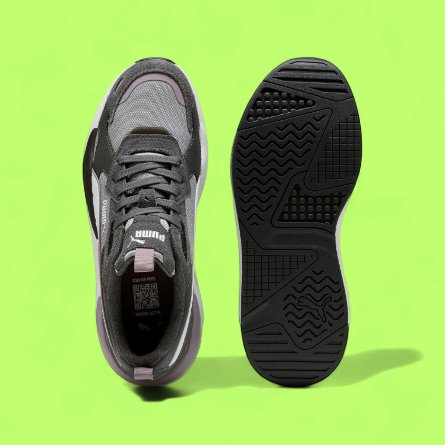 PUMA X-RAY 3 SD UNISEX GREY RETRO STYLE SNEAKERS