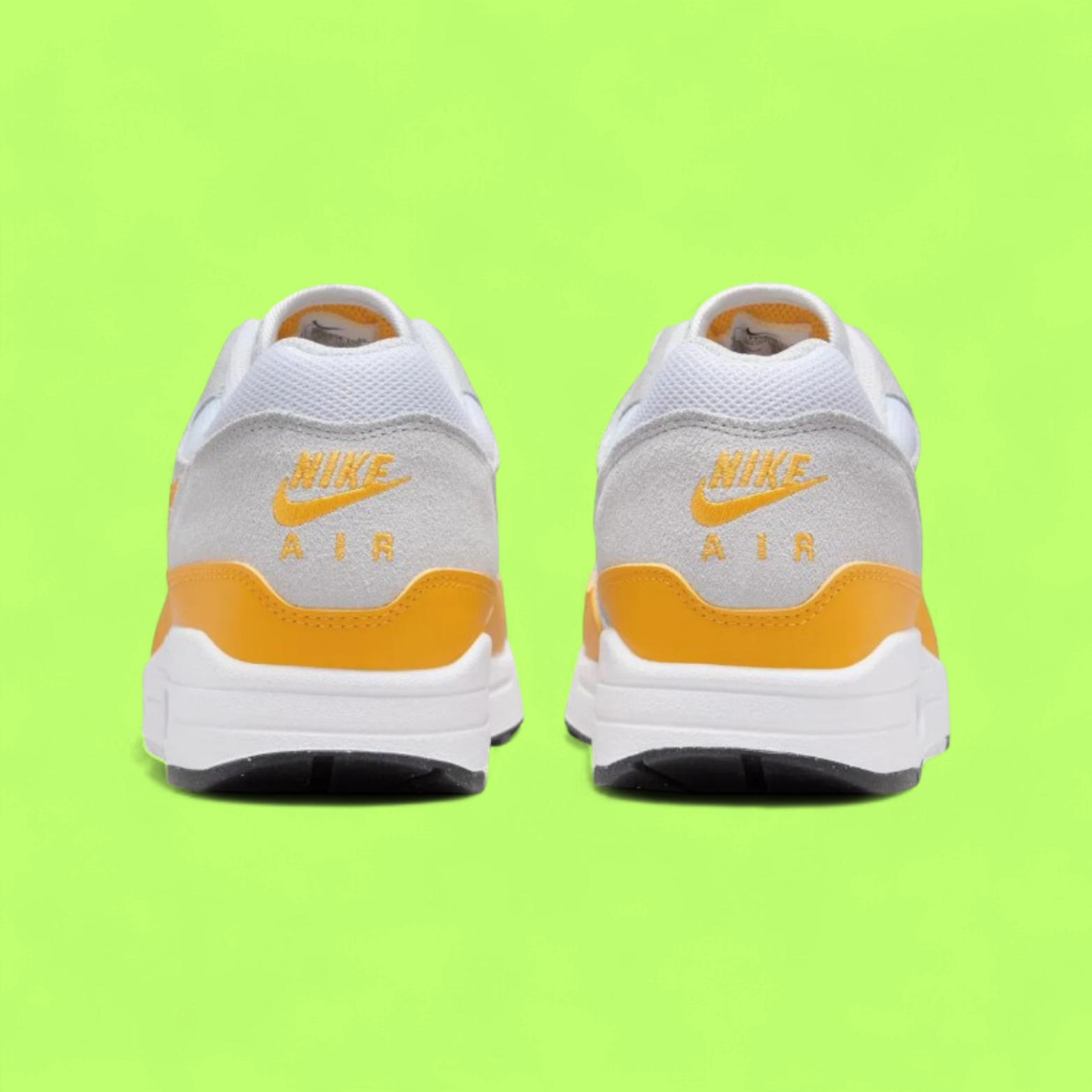 NIKE AIR MAX 1 ESSENTIAL WHITE ORANGE MEN'S RETRO SNEAKERS