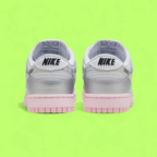 NIKE DUNK LOW LX “METALLIC SILVER PINK FOAM” PREMIUM WOMENS