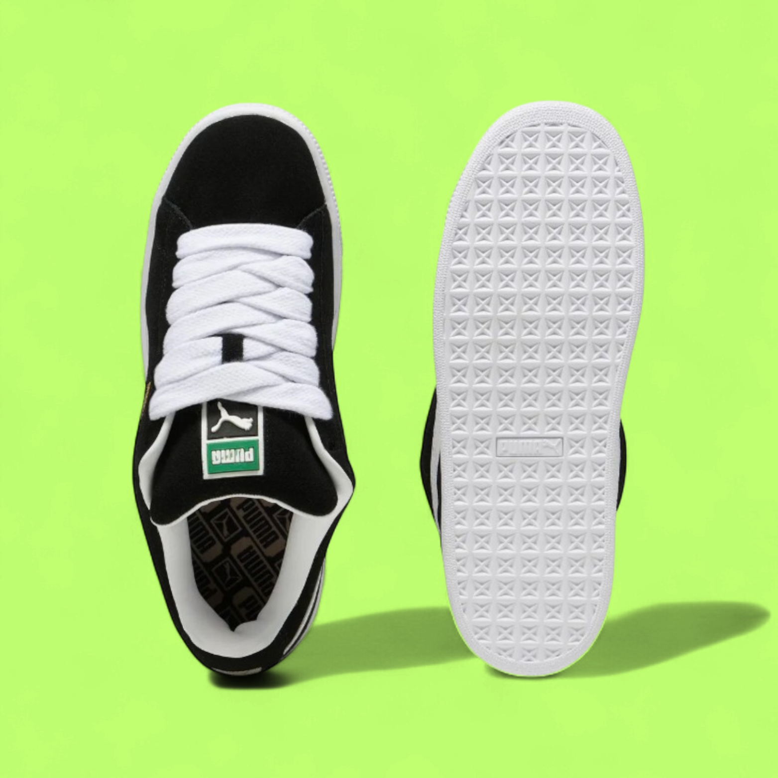 PUMA SUEDE XL UNISEX BLACK SPORTS SHOES WRTZ DROP ICONZZ