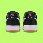 NIKE AIR FORCE 1 '07 LV8 MEN'S GREY LEATHER PREMIUM CASUAL SNEAKERS