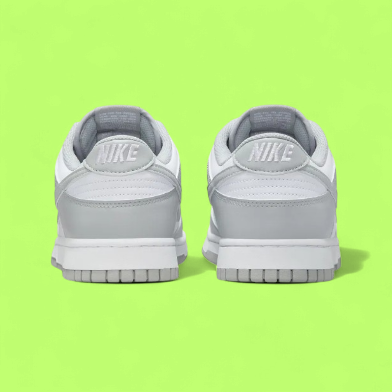 NIKE DUNK LOW RETRO WHITE GREY MEN'S CASUAL SNEAKERS WZRT