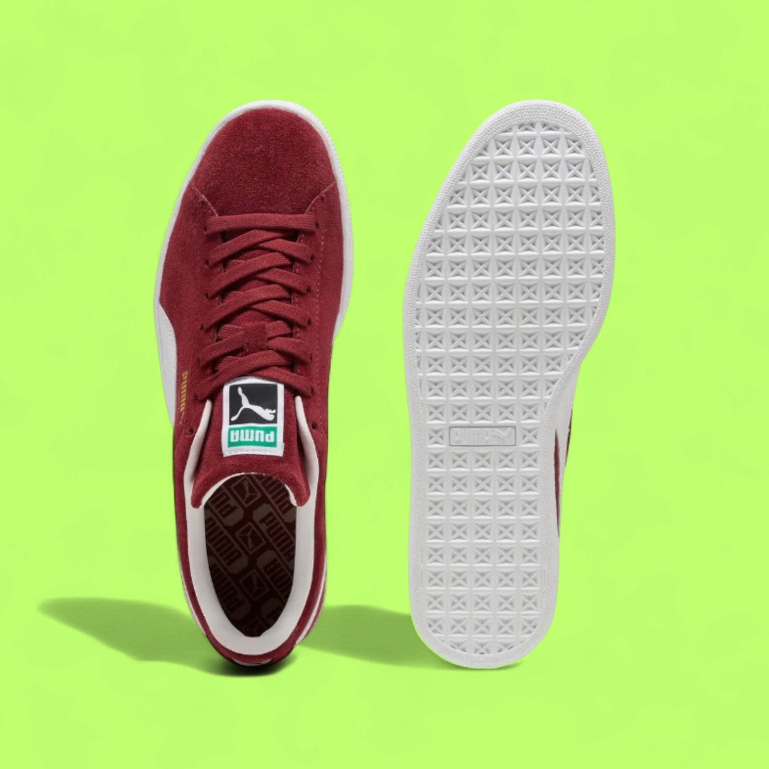 PUMA SUEDE CLASSIC UNISEX BURGUNDY SUEDE SPORTS SHOES