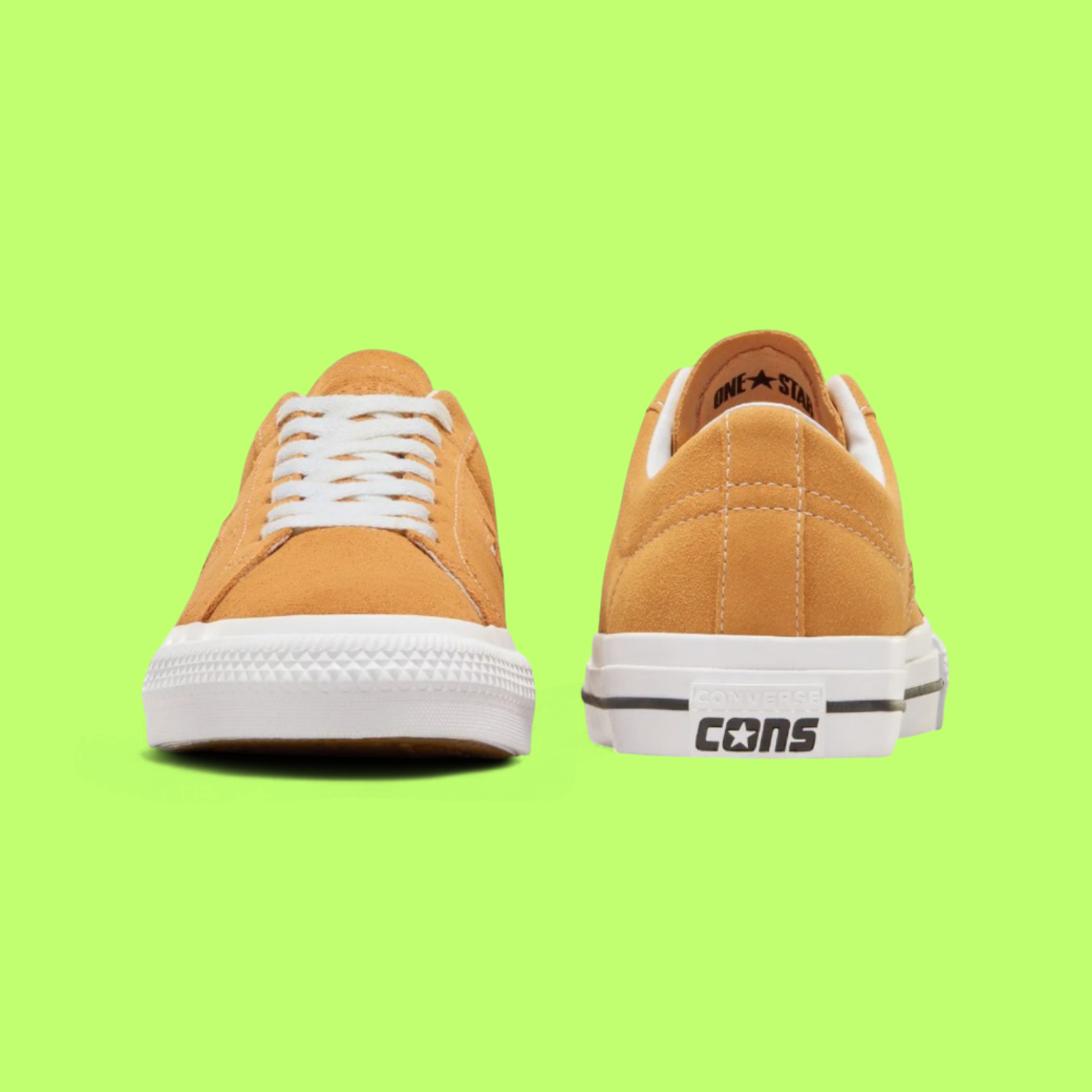 CONVERSE ONE STAR PRO UNISEX YELLOW SUEDE SKATEBOARD