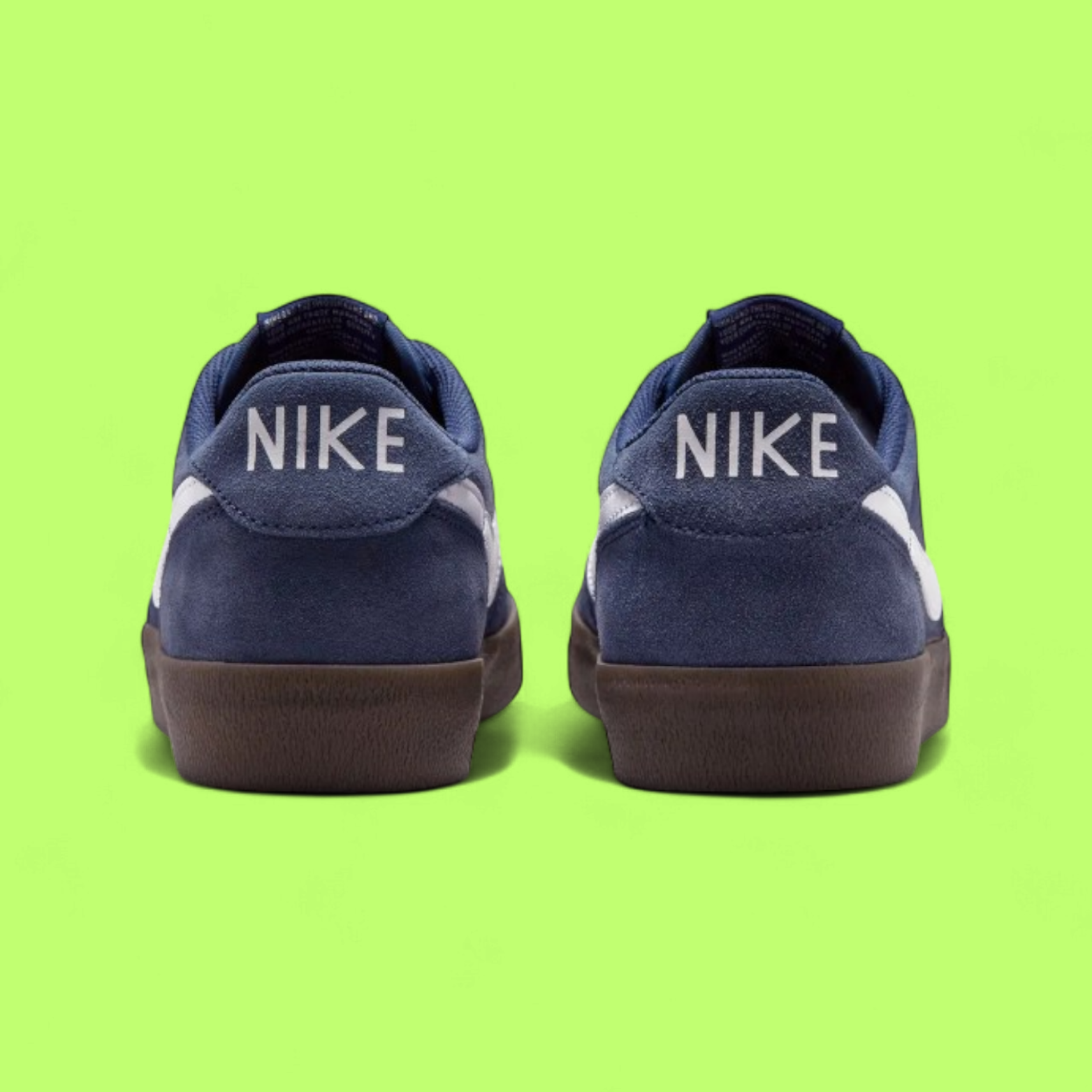 NIKE KILLSHOT 2 MEN'S NAVY SUEDE AND LEATHER RETRO CASUAL SNEAKERS