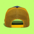 Z GEN GHOSTING TRUCKER CAP WITH COLORFUL RETRO EMBROIDERY