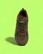 DSQUARED2 DEAN & DAN KHAKI CHUNKY SNEAKER WITH AIR SOLE