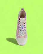 MARC JACOBS HIGH TOP RAINBOW PASTEL CANVAS SNEAKER CWCD