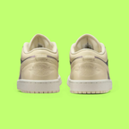 NIKE AIR JORDAN 1 LOW CREAM PURPLE GRADIENT RETRO SNEAKERS