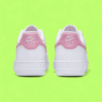 NIKE AIR FORCE 1 LOW WHITE PINK SWOOSH CLASSIC STYLE DROPZ