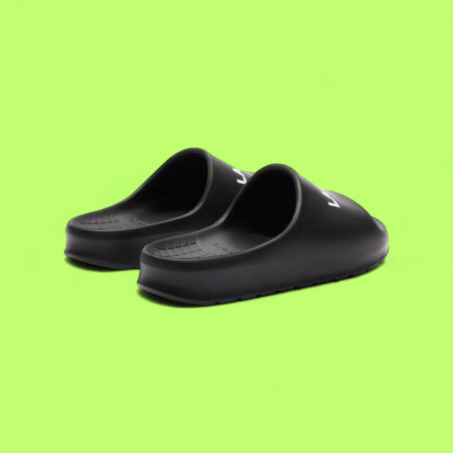 LACOSTE CROCO 2.0 EVO MEN'S BLACK LIGHTWEIGHT COMFORT SLIDE SANDALS