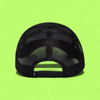GUARD DOG BLACK TRUCKER HAT WITH ROTTWEILER EMBROIDERED PATCH