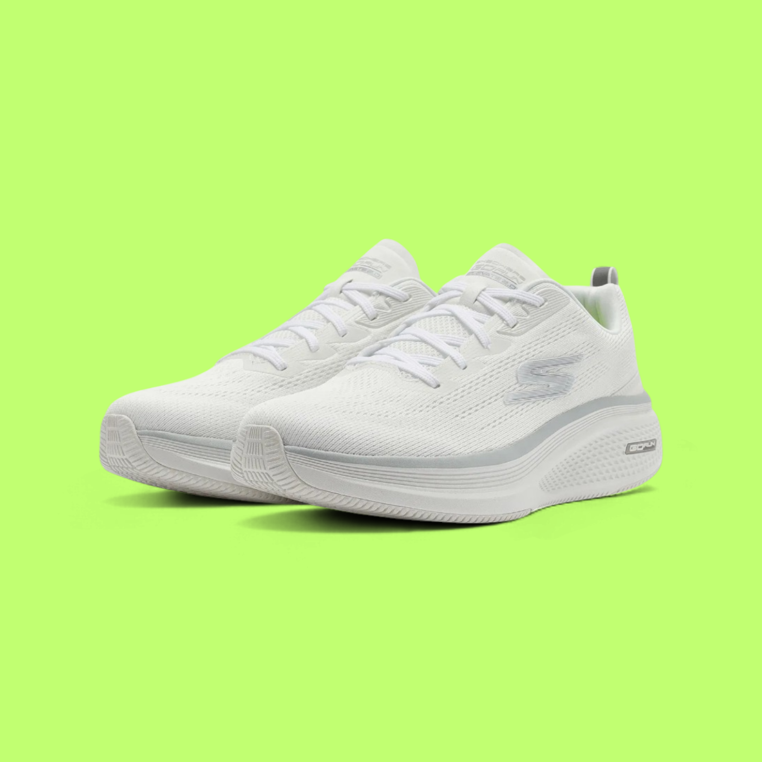 SKECHERS GO RUN ELEVATE 2.0 MEN'S WHITE LIGHTWEIGHT