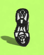 DOLCE & GABBANA CHUNKY BLACK WHITE CONTRAST PANEL SNEAKERS