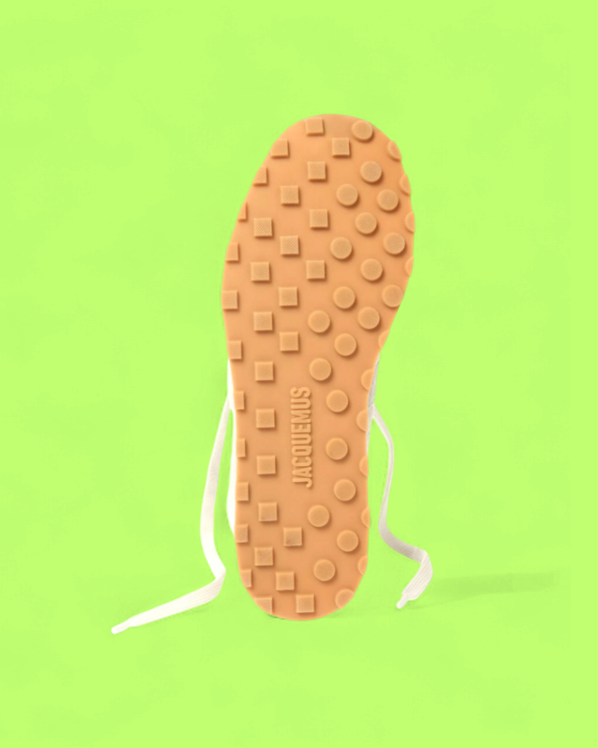 JACQUEMUS RETRO SUEDE SNEAKER BEIGE GUM OUTSOLE CWCD ICON