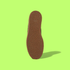 BROWN ACADEMIA SUEDE SNEAKERS WITH WHITE HEEL DETAIL AND SOLE